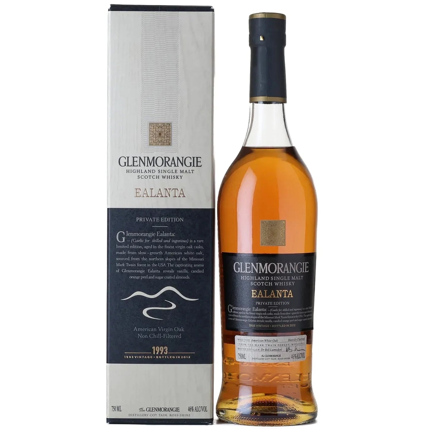 Glenmorangie 1993 Ealanta Single Malt Scotch (2012)