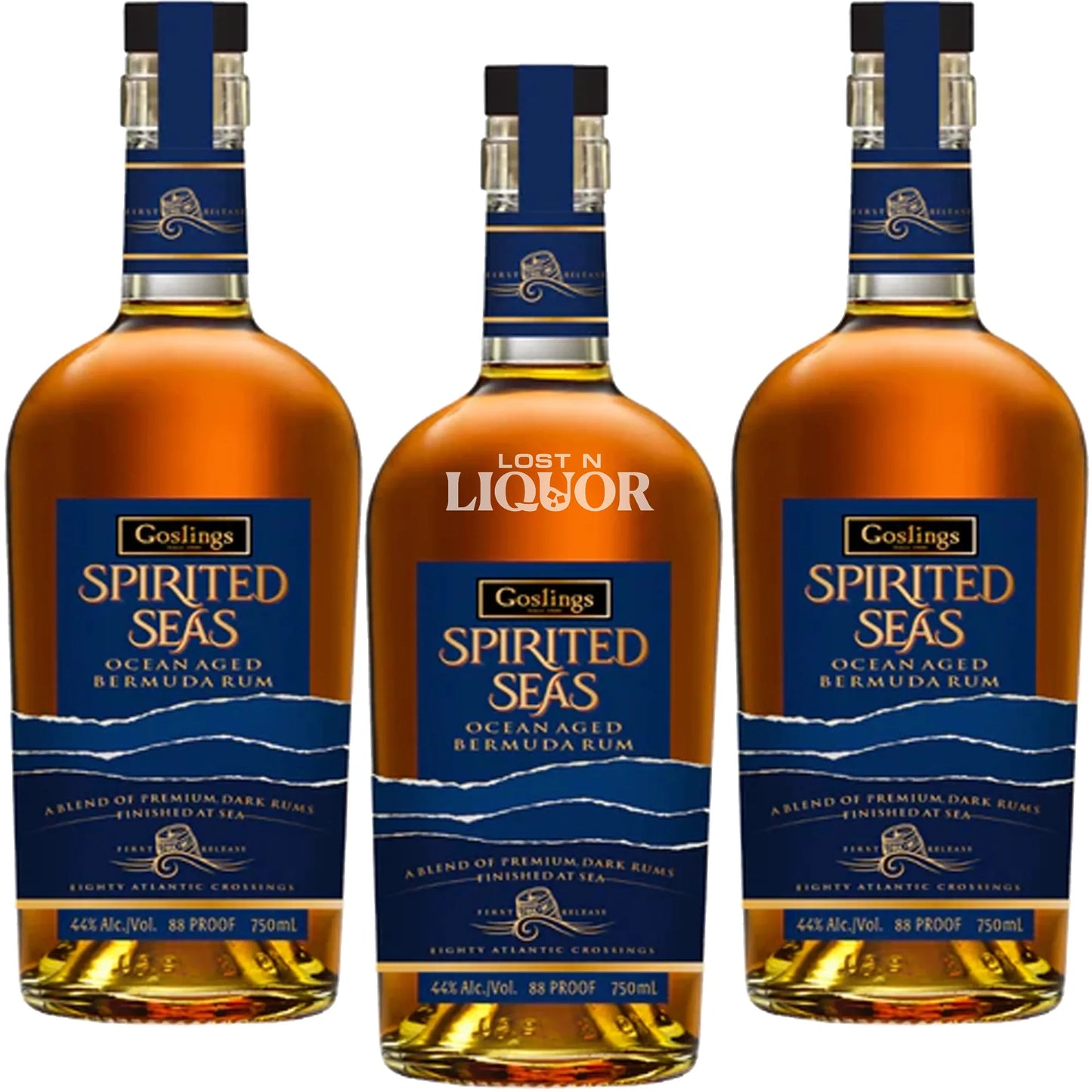 Gosling's Rum Spirited Seas 3 Pack Bundle
