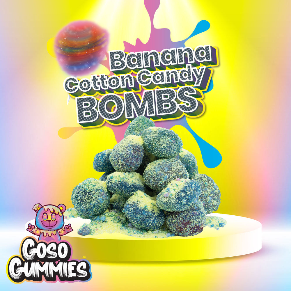 
                      
                        Gosogummies Banana Cotton Candy Bombs_LostNLiquor.com
                      
                    