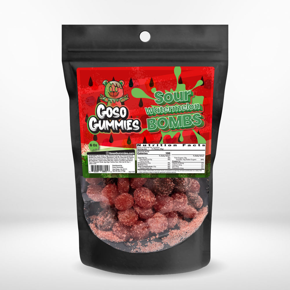 Gosogummies Sour Watermelon Bombs_LostNLiquor.com