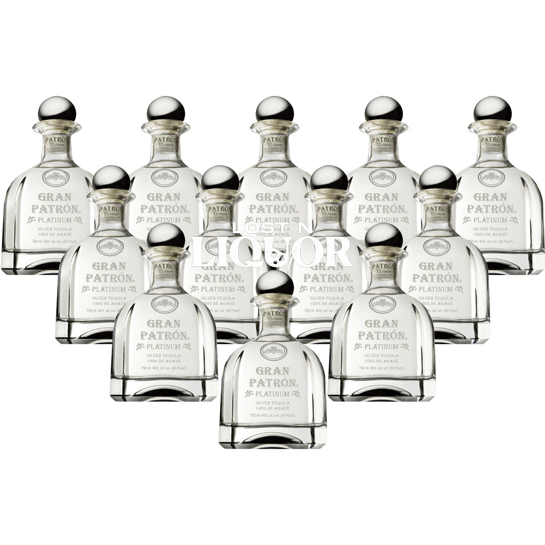 GRAN PATRÓN PLATINUM テキーラ 750ml 6箱　空き瓶2点 GRAN PATRÓN PLATINUM テキーラ 750ml 6箱 空き瓶2点