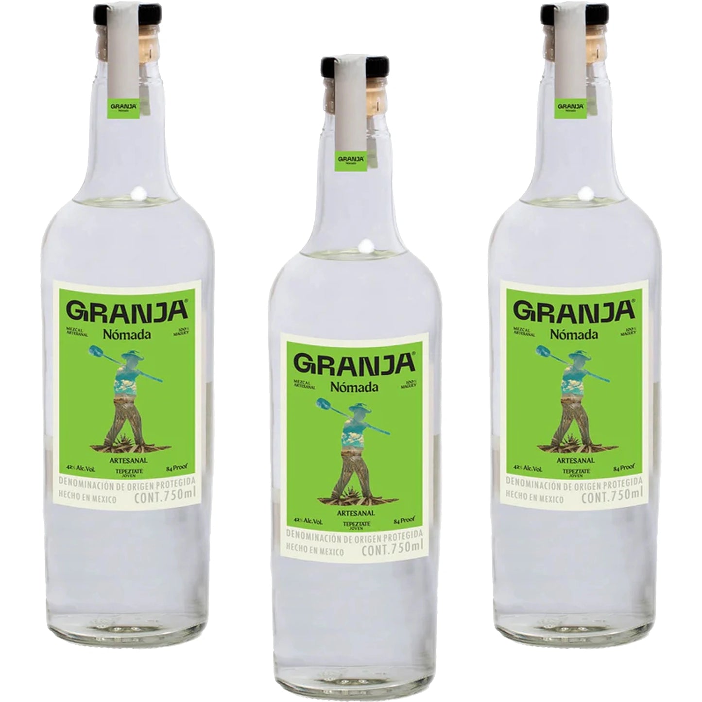 Granja Nomada Mezcal Tepezate Case of 3 Bottles