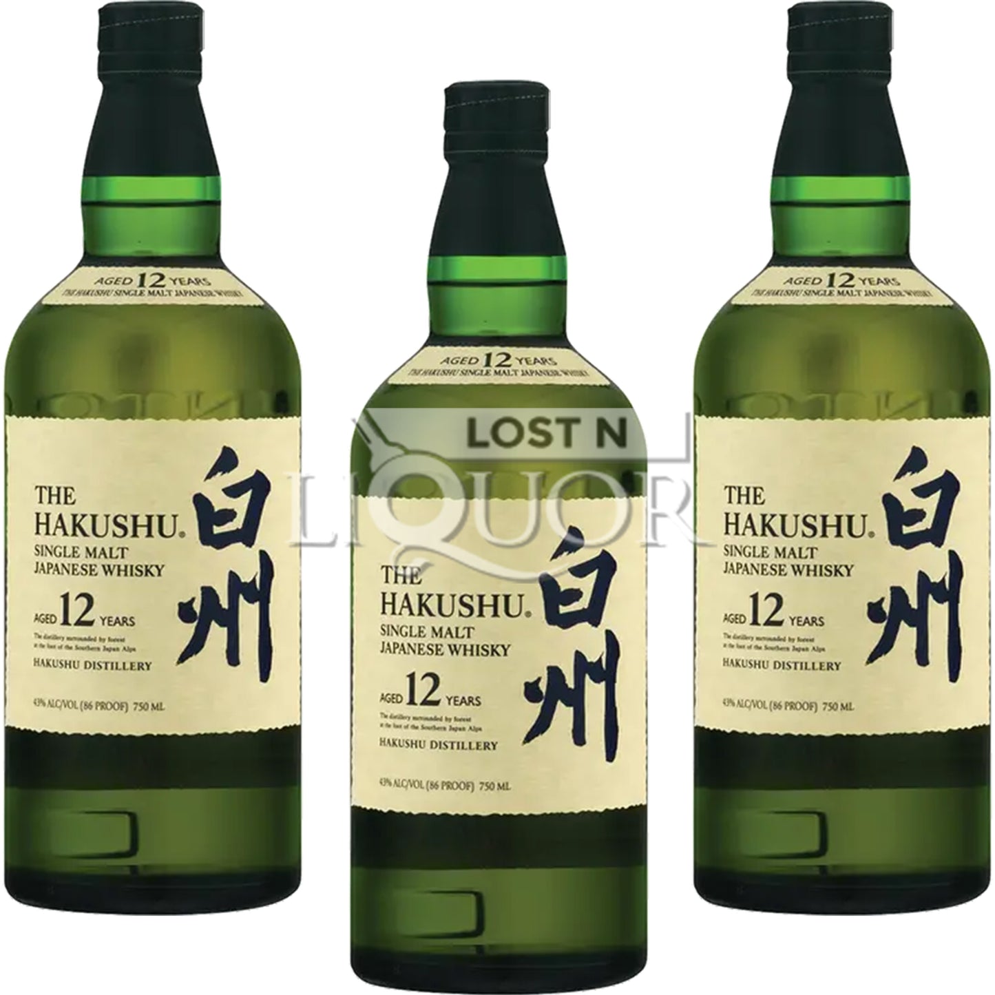 Hakushu 12 Year Single Malt Japanese Whisky