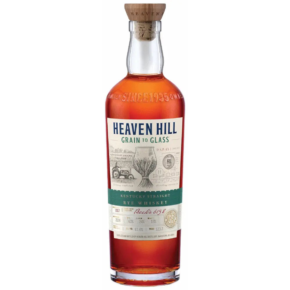 Heaven Hill Grain To Glass Rye Chinquapin Speciality Barrel 105
Front Bottle View