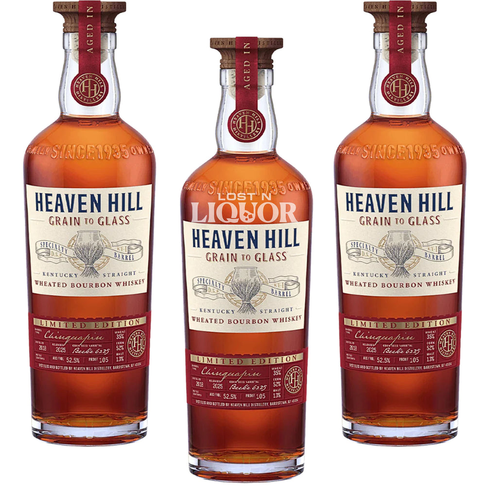 Heaven Hill Straight Bourbon Grain Specialty Barrel 105
3 Pack Bundle