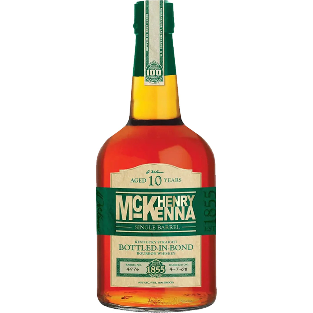 Henry Mckenna 10 Year Single Barrel Kentucky Straight Bottled-In-Bond Bourbon Whiskey_LostNLiquor.com