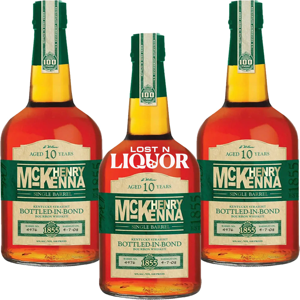 Henry Mckenna 10 Year Single Barrel Kentucky Straight Bottled-In-Bond Bourbon Whiskey_LostNLiquor.com