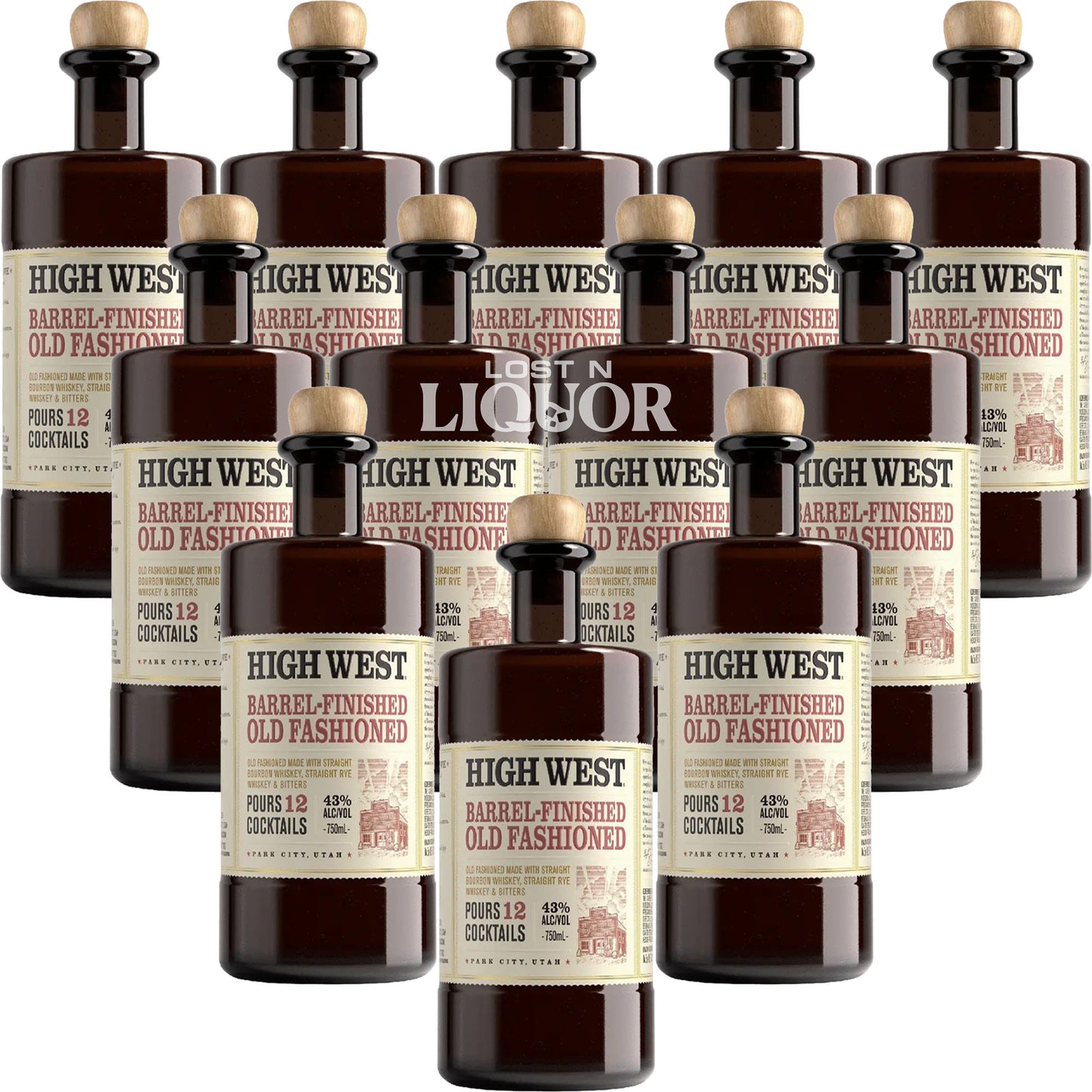 High West Old Fashioned Barrel Finished Whiskey Cocktail 86