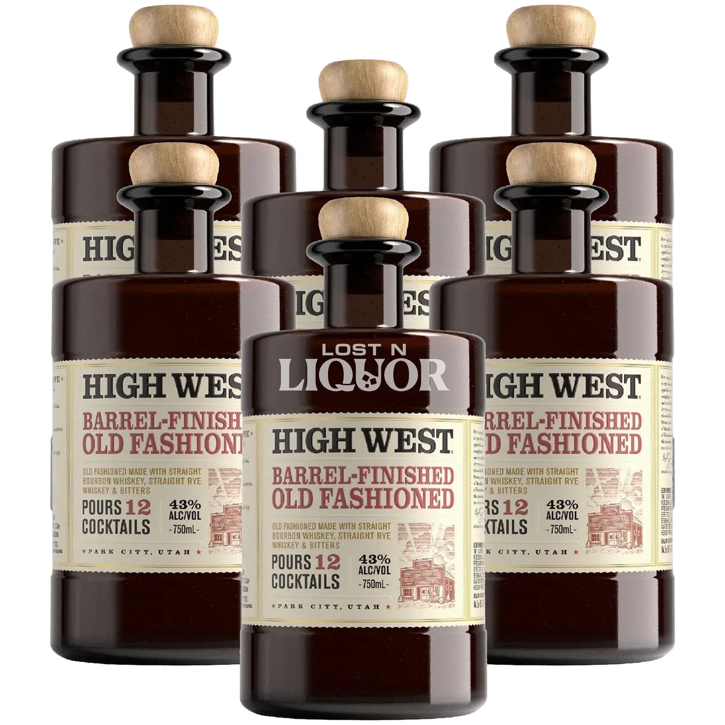 High West Old Fashioned Barrel Finished Whiskey Cocktail 86