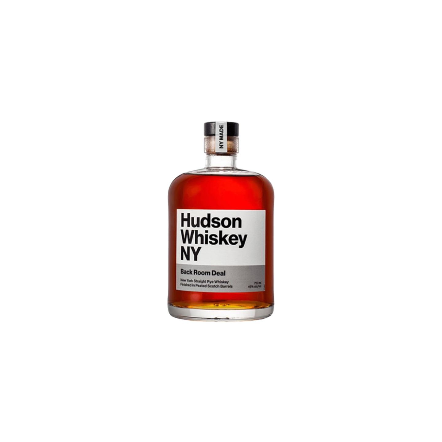 Hudson Back Room Deal Scotch Cask Peated Rye Whiskey LostNLiquor