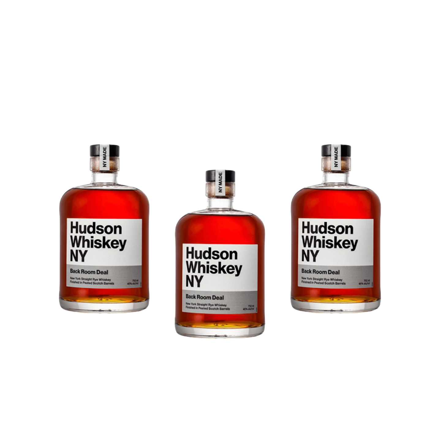 Hudson Back Room Deal Scotch Cask Peated Rye Whiskey LostNLiquor