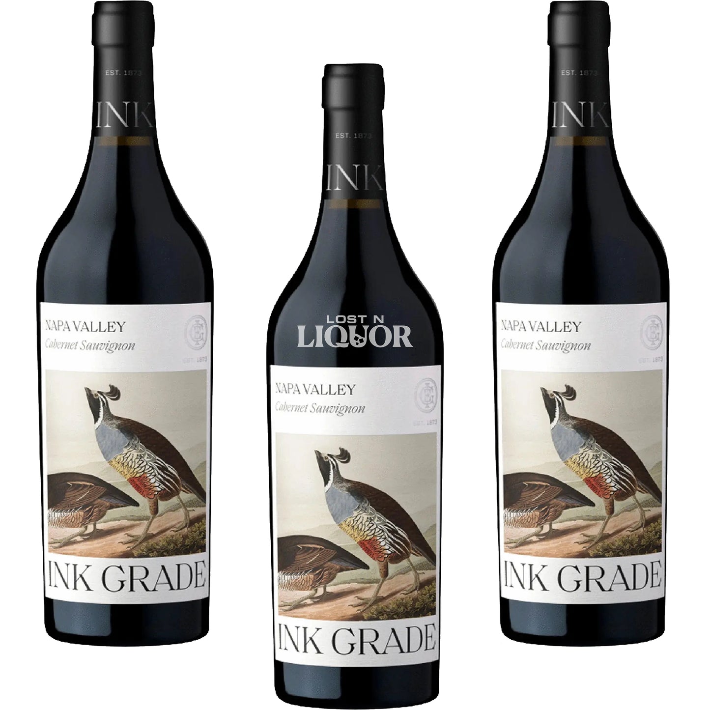 Ink Grade Cabernet Sauvignon Napa Valley 2019 3 Pack Bundle