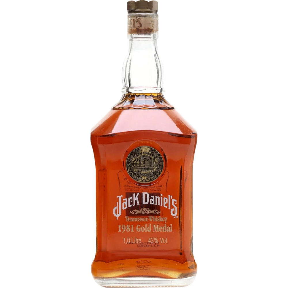 Jack Daniel's 1981 Amsterdam Netherlands Gold Medal Tennessee Whiskey_LostNLiquor.com