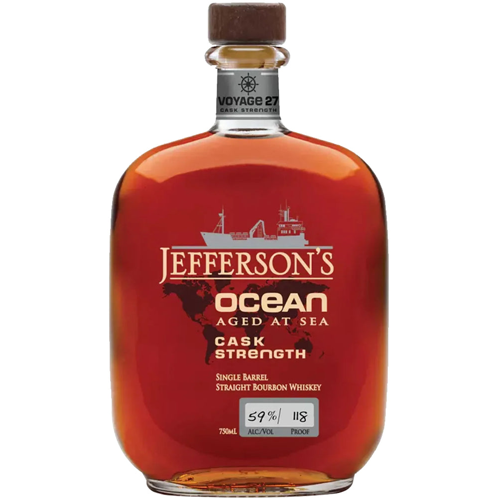 Jefferson's Ocean Aged At Sea Cask Strength Single Barrel Straight Bourbon Whiskey_LostNLiquor.com