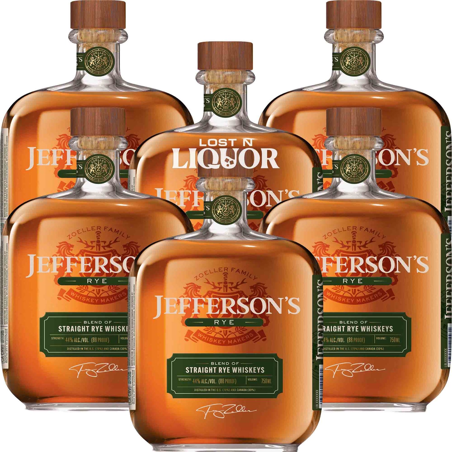 Jefferson's Rye Blend of Straight Rye Whiskeys_LostNLiquor.com