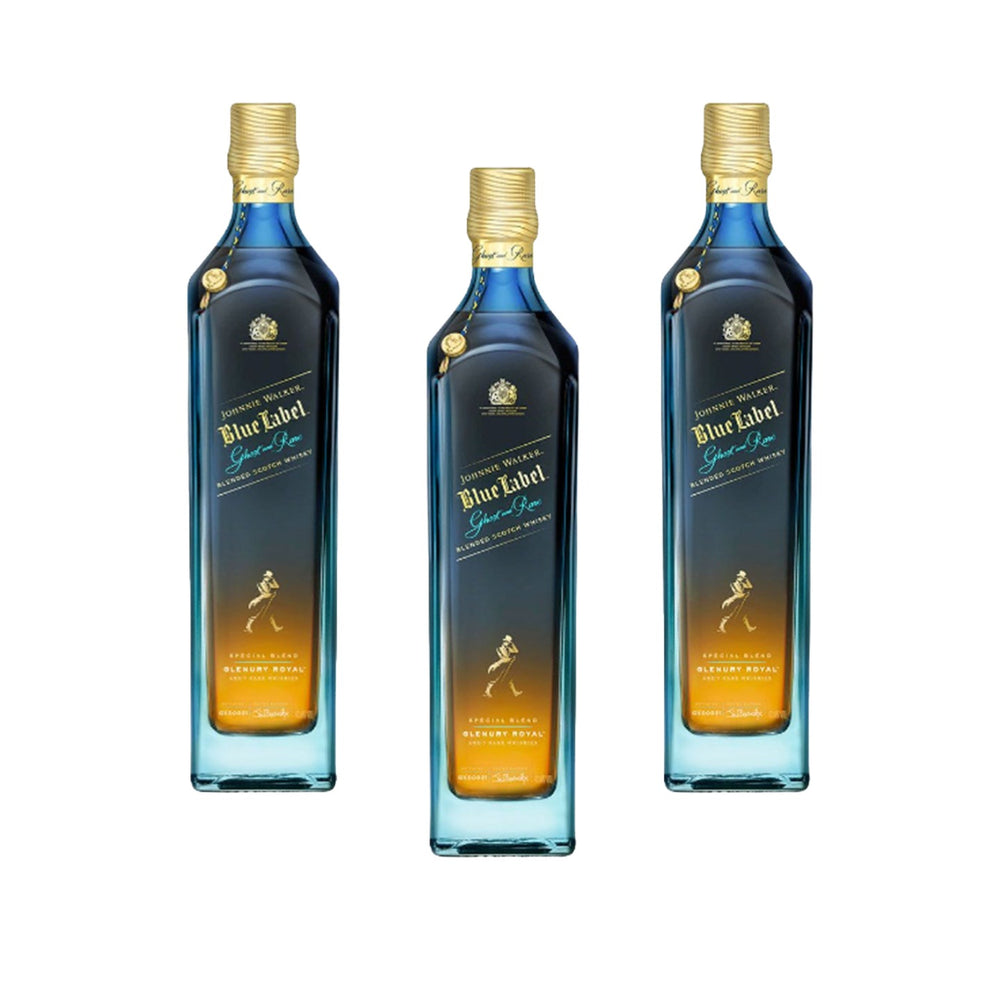 Johnnie Walker Blue Label Ghost and Rare Glenury Royal LostNLiquor