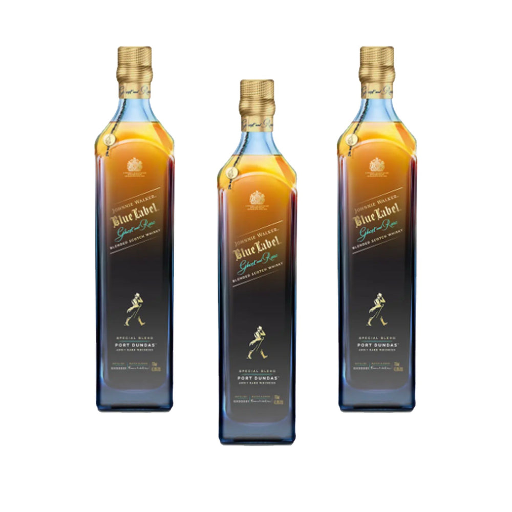 Johnnie Walker Blue Label Ghost and Rare Port Dundas Blended Scotch LostNLiquor