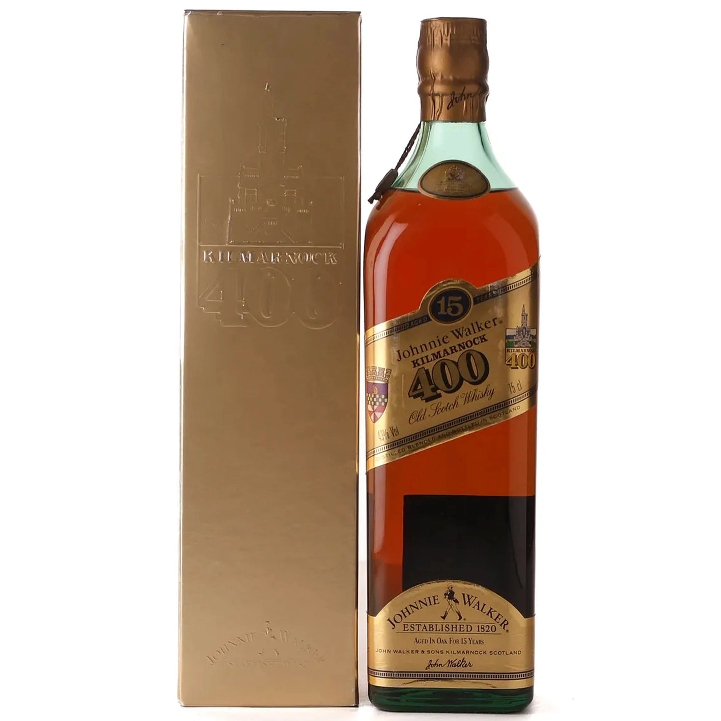 Johnnie Walker 15 Year Kilmarnock 400 Old Scotch