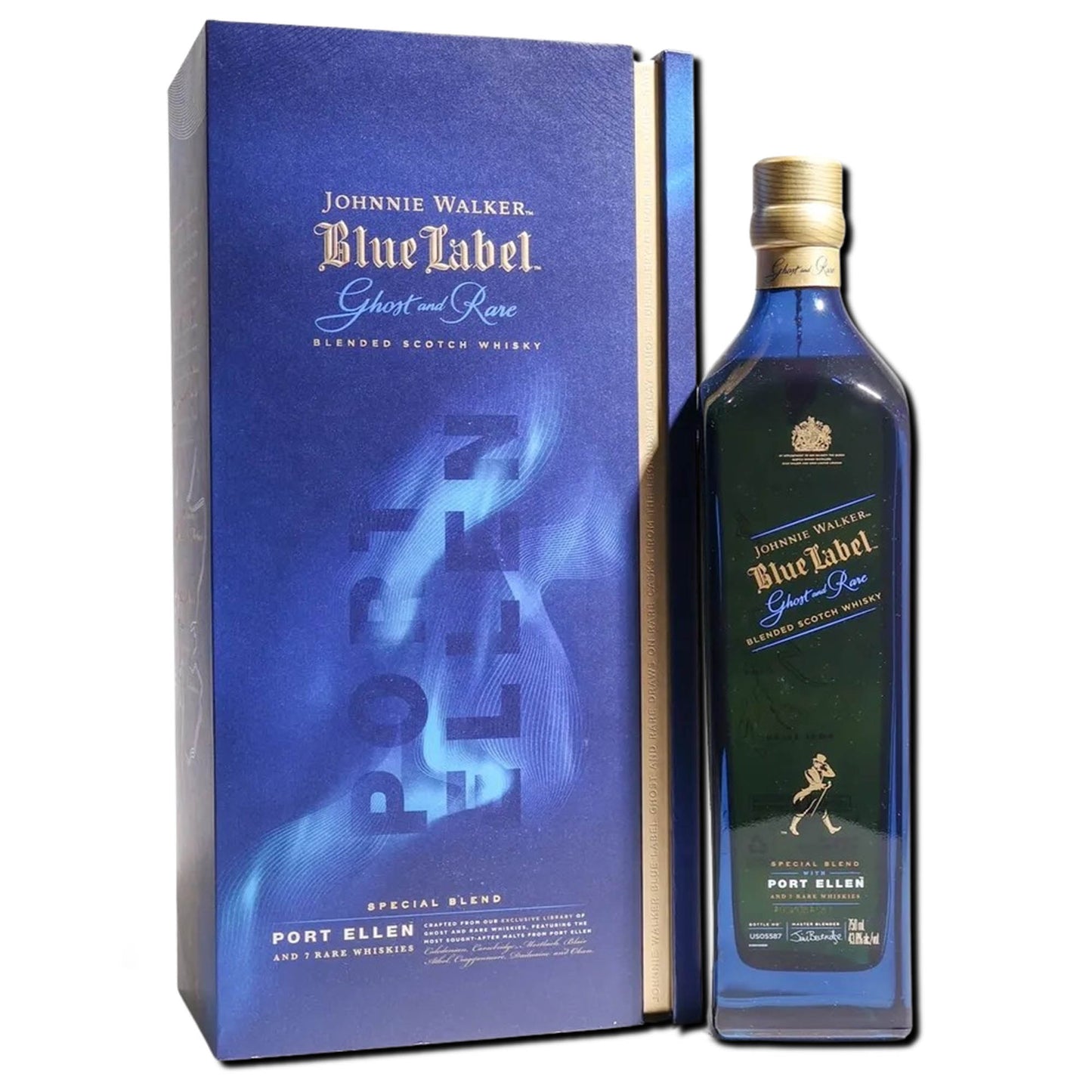 Johnnie Walker Blue Label Ghost and Rare Port Ellen Blended Scotch_LostNLiquor.com