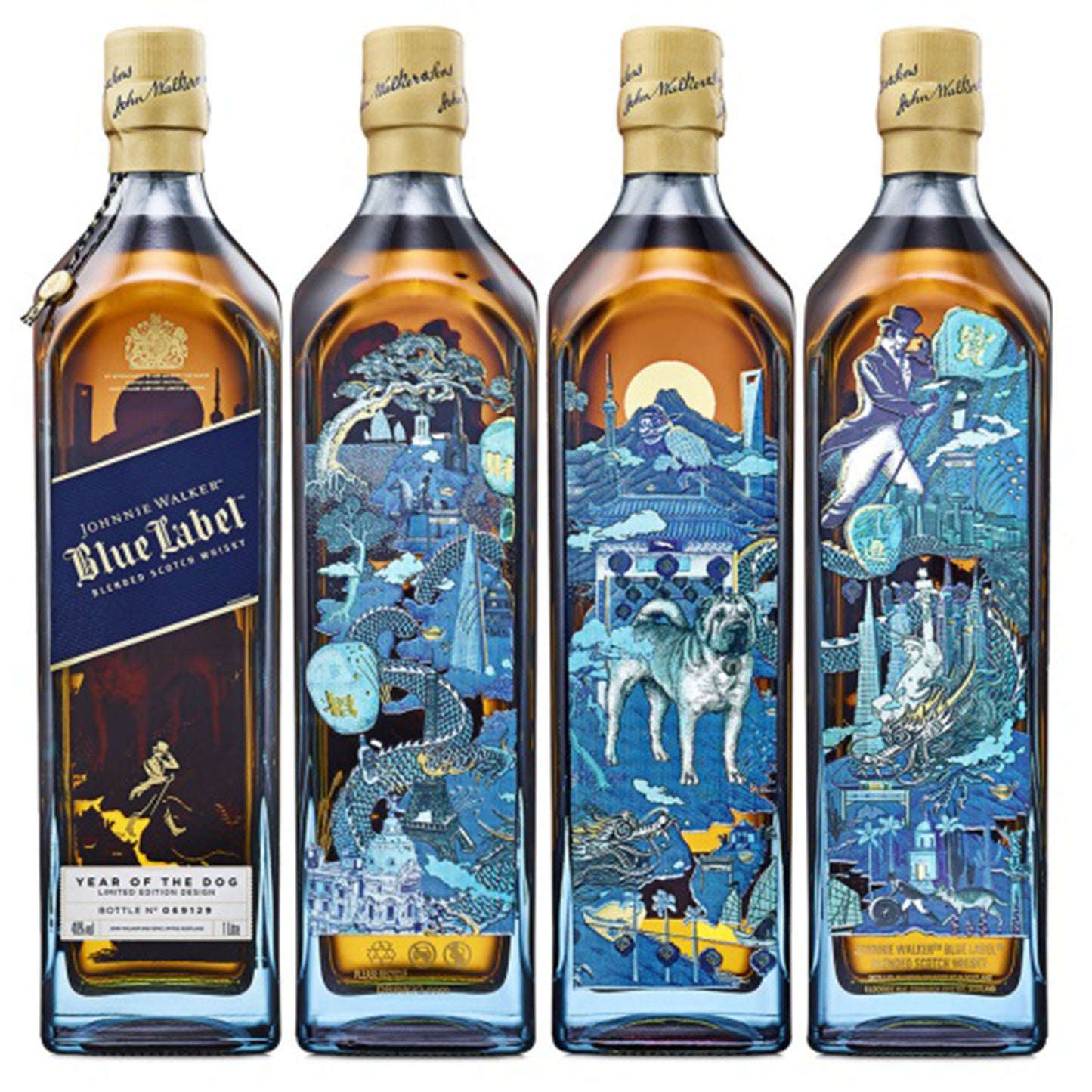 Johnnie Walker Blue Label Year of the Dog Blended Scotch_LostNLiquor.com