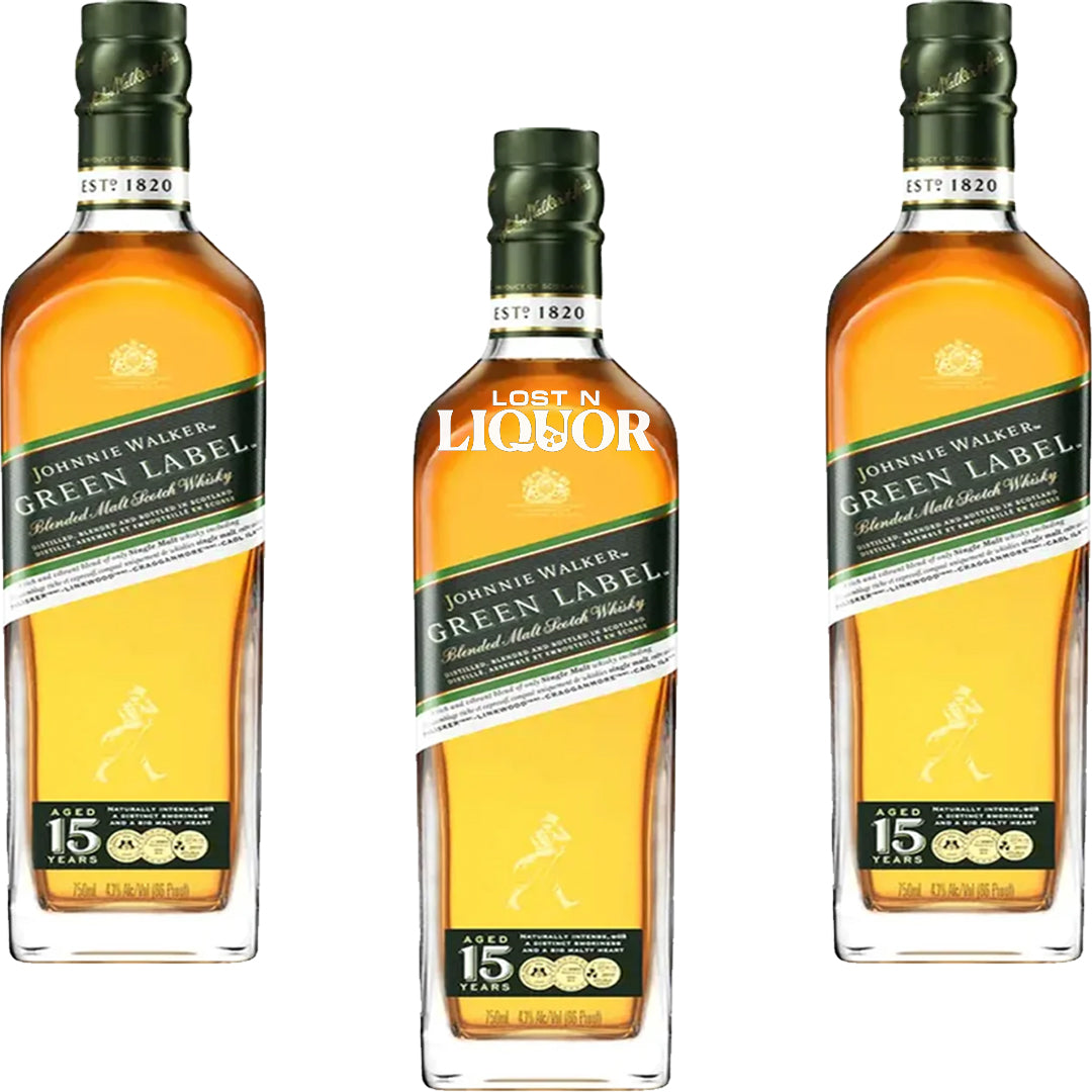 Johnnie Walker Green Label 15 Year Blended Scotch Whisky_LostNLiquor.com