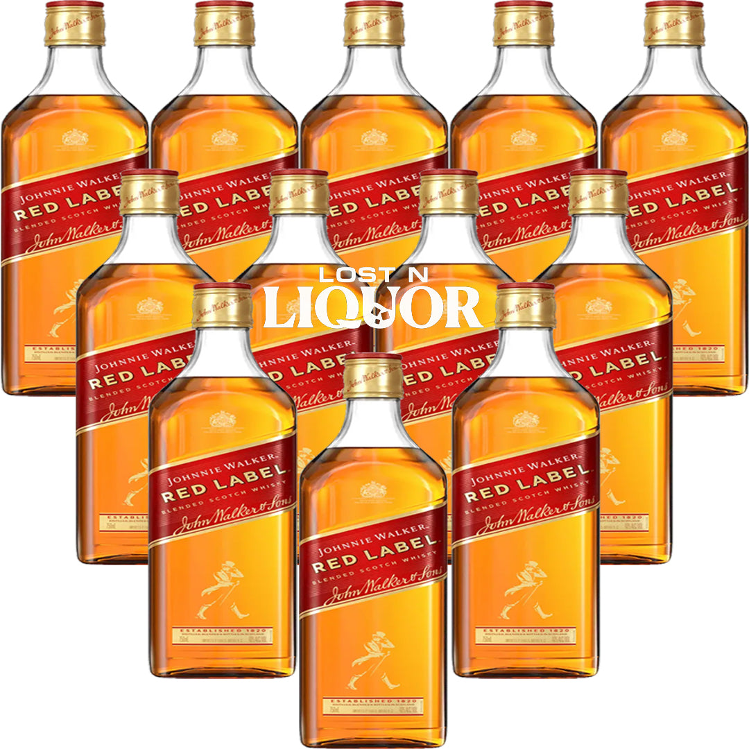 Johnnie Walker Red Label 6本セット Johnnie Walker Blended Scotch Red Label (1.75L) – Lost N Liquor