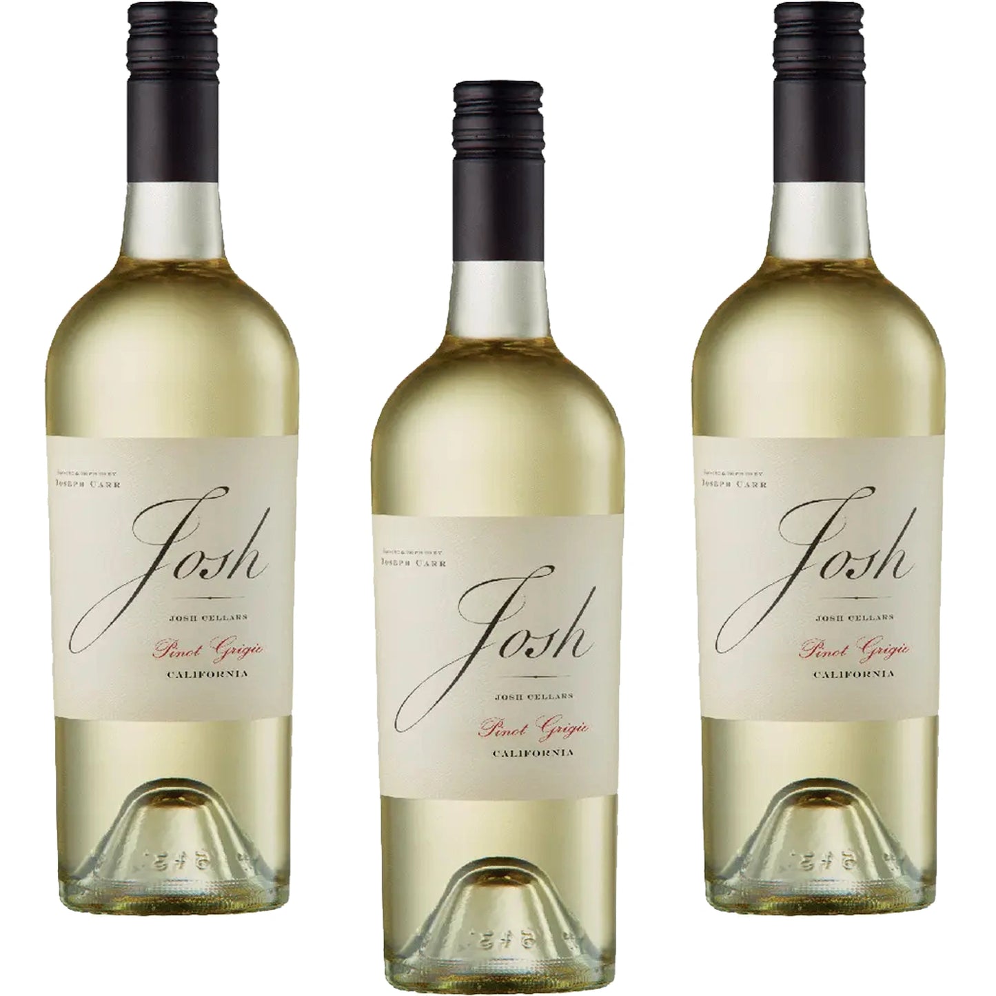 Josh Cellars Pinot Grigio California 3 Pack Bundle
