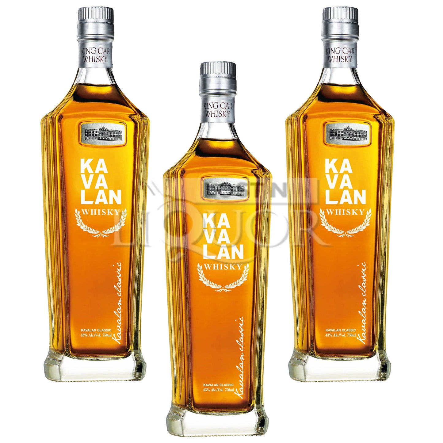 Kavalan Classic Taiwanese Whisky Bundle - 3 Bottles - Rich Tropical Flavors - 750ML | 40% ABV - Versatile Enjoyment