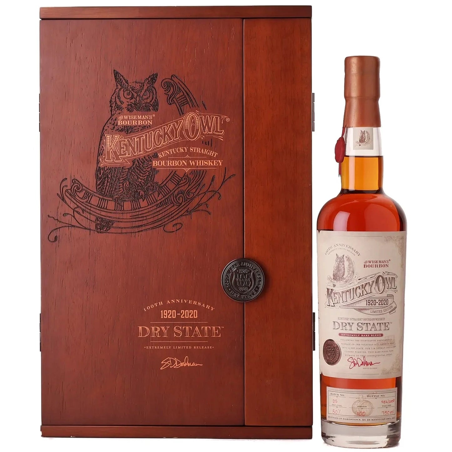 Kentucky Owl 100th Anniversary Dry State Bourbon (2020)