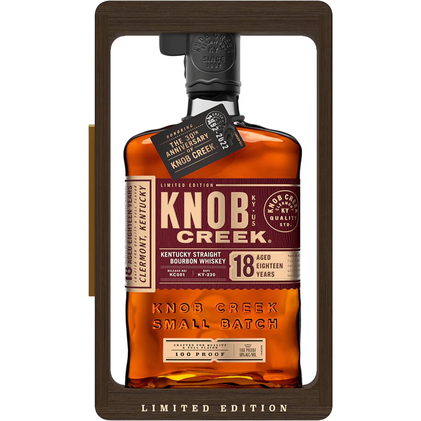 Knob Creek 18 Year Old Bourbon Whiskey