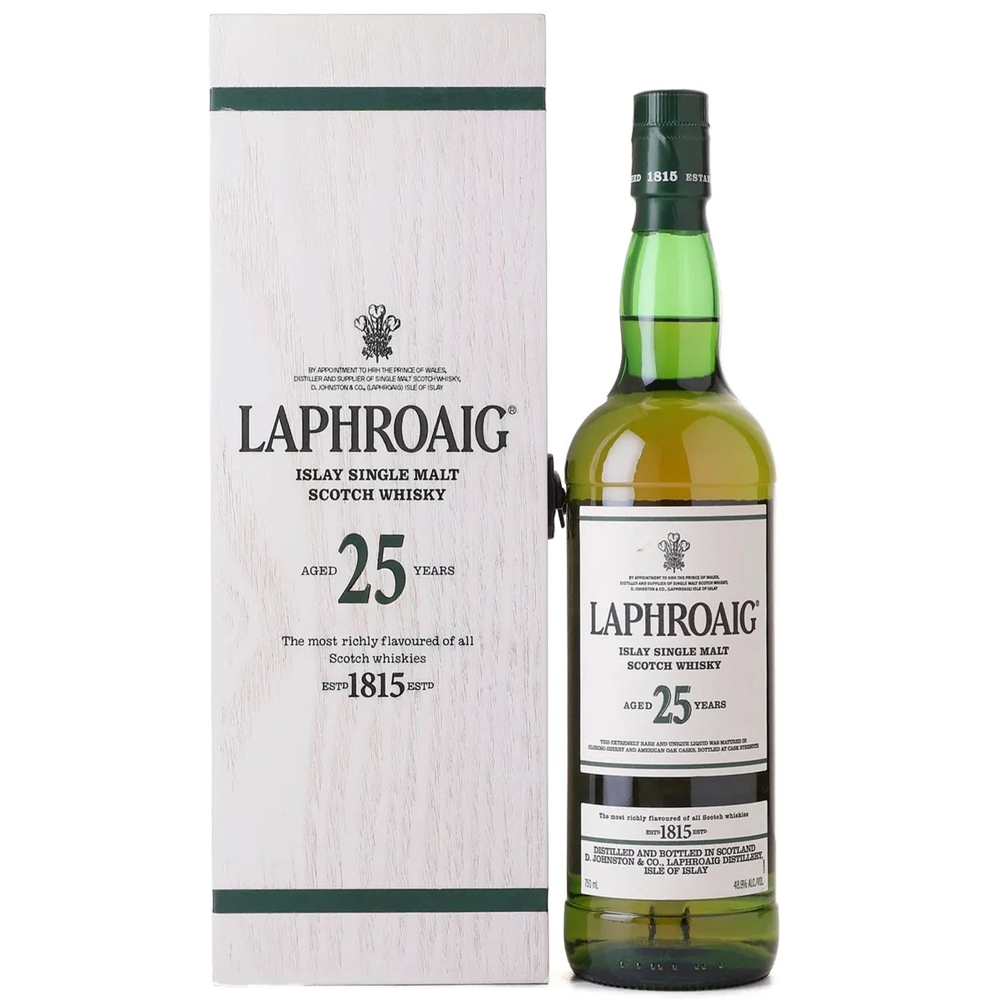 Laphroaig 25 Year Single Malt Scotch with Box