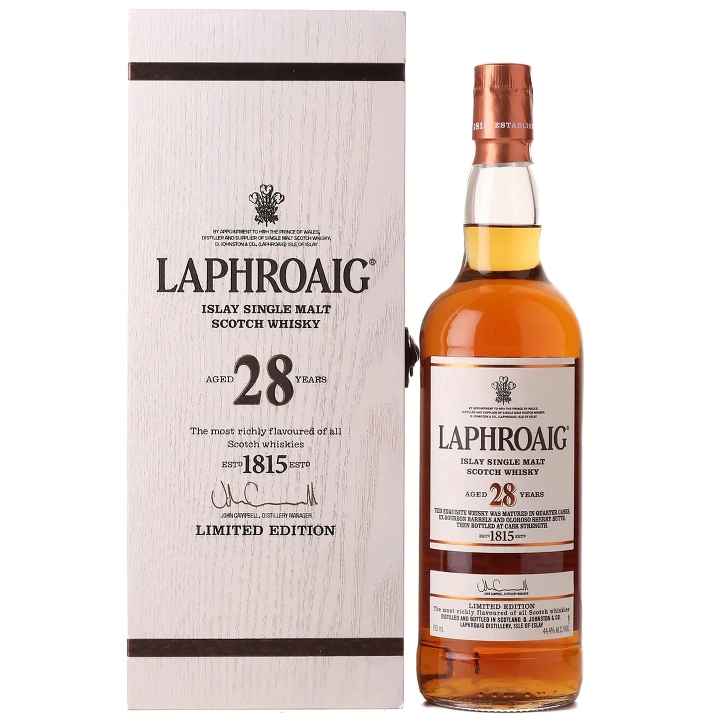 Laphroaig 28 Year Limited Edition Single Malt Scotch With Box
