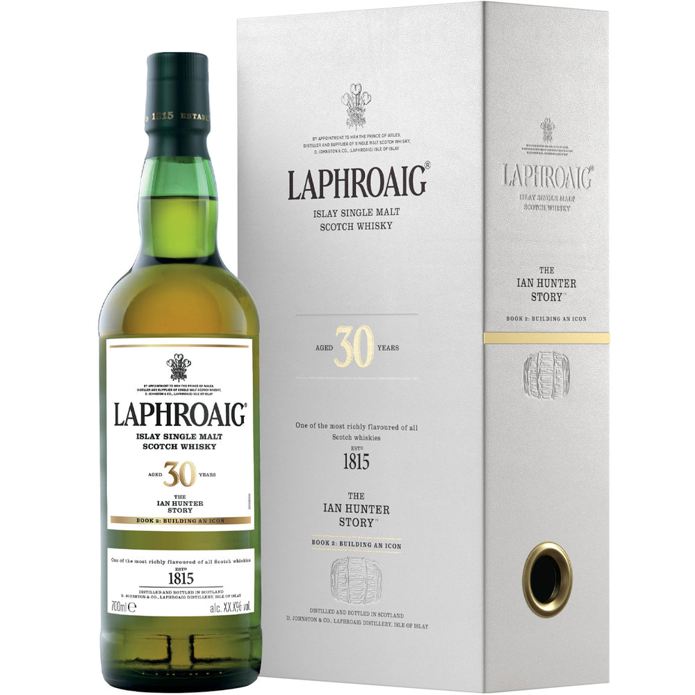 Laphroaig 30 Year Book 2: The Ian Hunter Story Single Malt Scotch_LostNLiquor.com