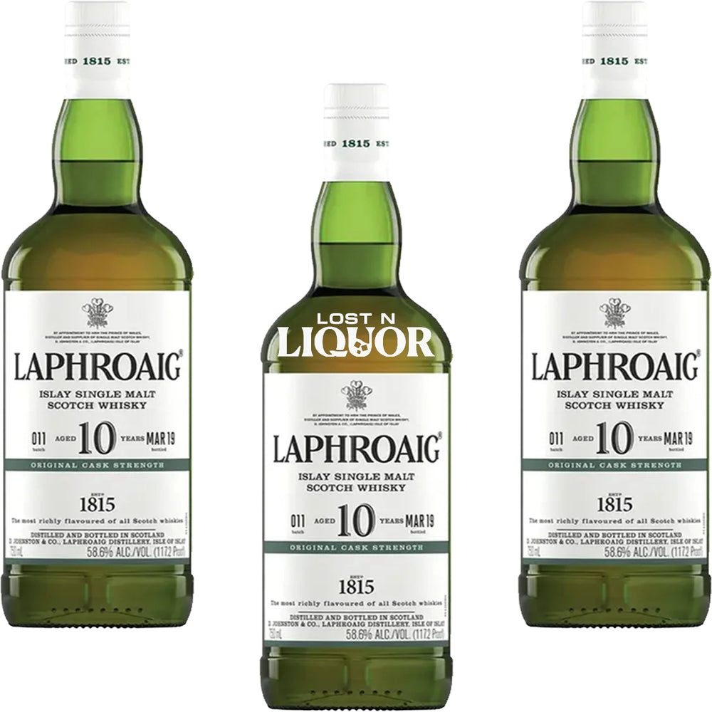 Laphroaig Original Cask Strength 10 Year Single Malt Scotch Whisky_LostNLiquor.com