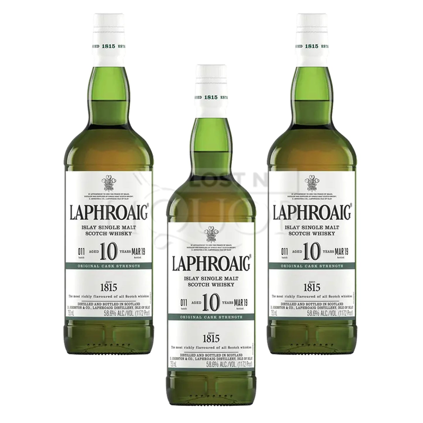 Laphroaig Original Cask Strength 10 Year Single Malt Scotch Whisky LostNLiquor.com