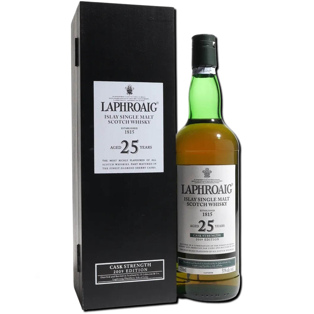 Laphroaig 25 Year Cask Strength Single Malt Scotch (2009)_LostNLiquor.com