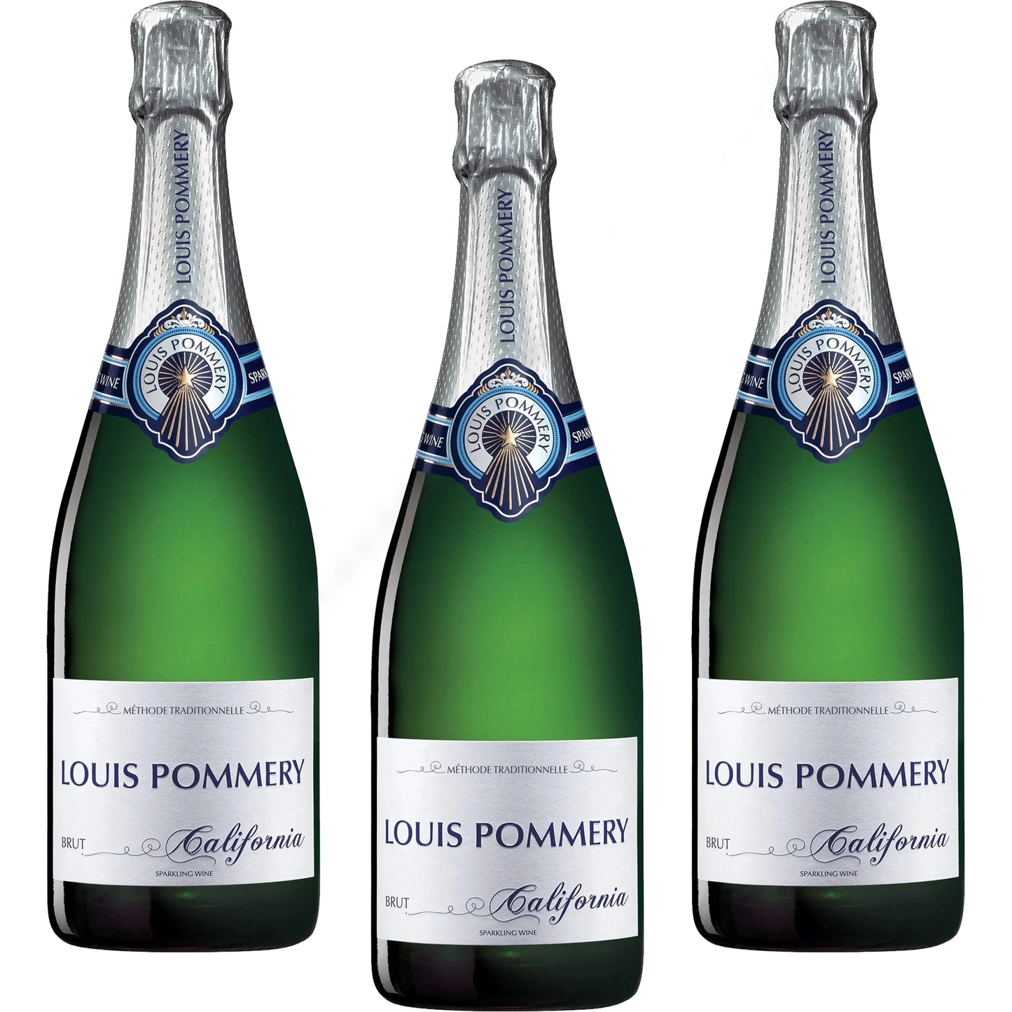 Louis Pommery Brut Reserve California 3 Case Bundle