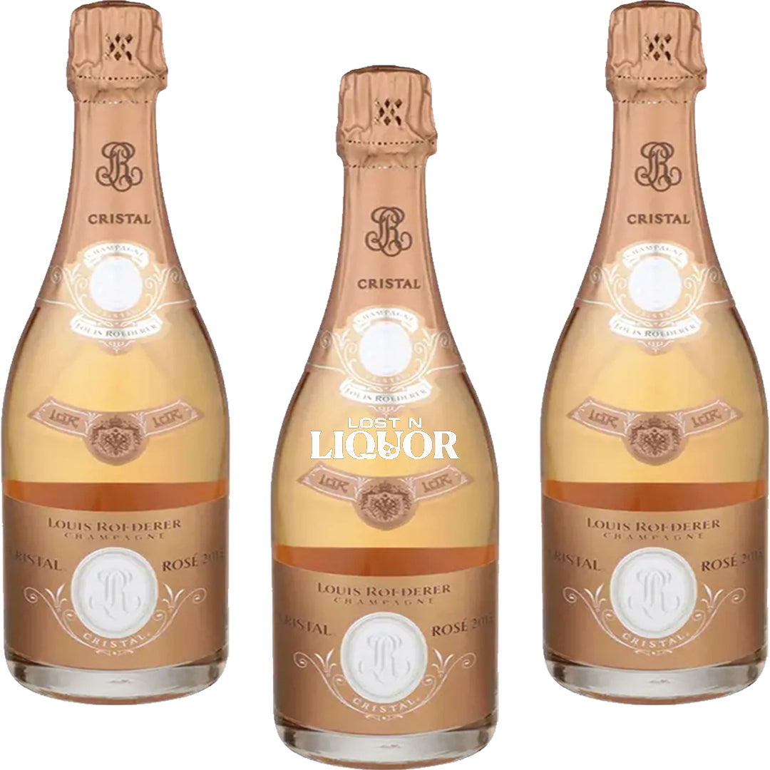 Louis Roederer Brut Rose Cristal Champagne_LostNLiquor.com