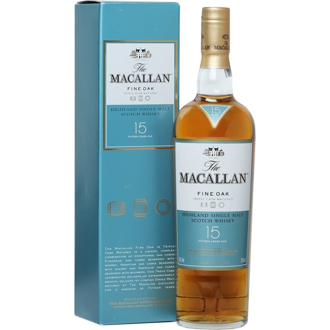 Macallan 15 Year Fine Oak Single Malt Scotch – Lost N Liquor