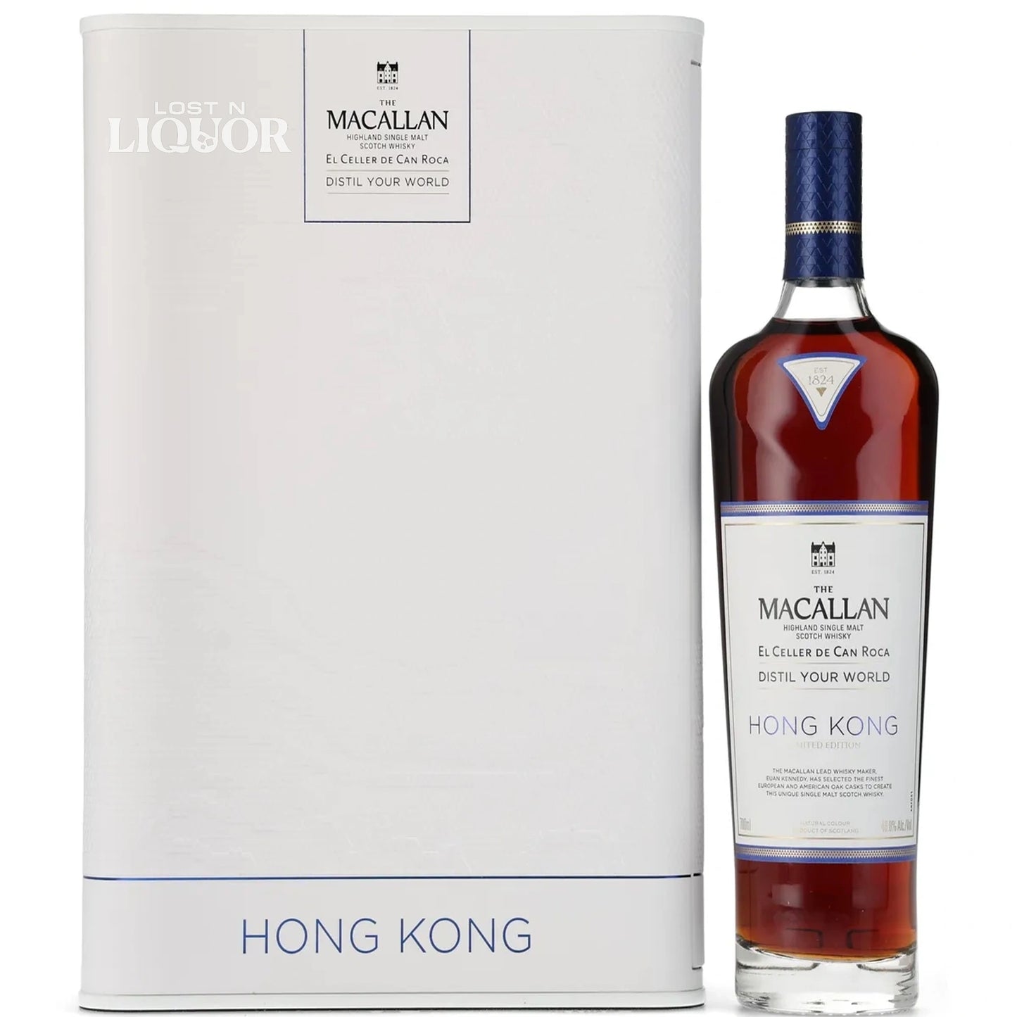 Macallan Distil Your World: Hong Kong Limited Edition Single Malt Scotch (700 ml) With Box