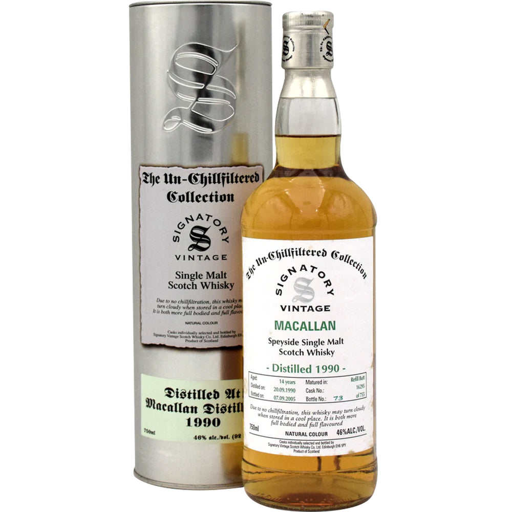 Macallan Signatory 14 Year 1990 Single Malt Scotch (2005)_LostNLiquor.com