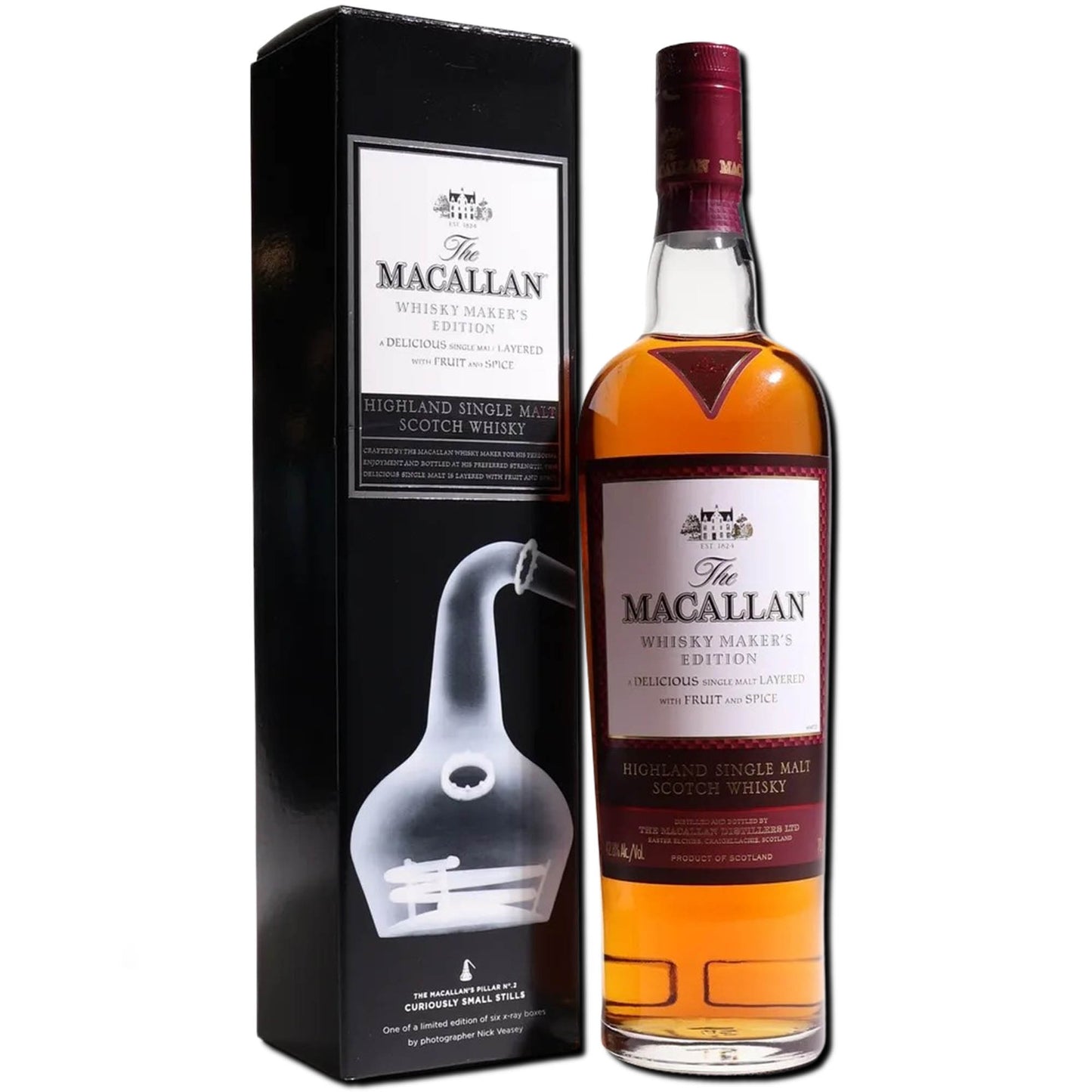 Macallan Whisky Maker's Edition: Pillar No. 2 X-Ray Curiously Small Stills Single Malt Scotch Whisky (700 ml)_LostNLiquor.com