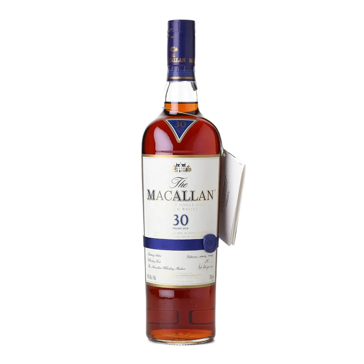 Macallan 30 Year Sherry Oak Single Malt Scotch