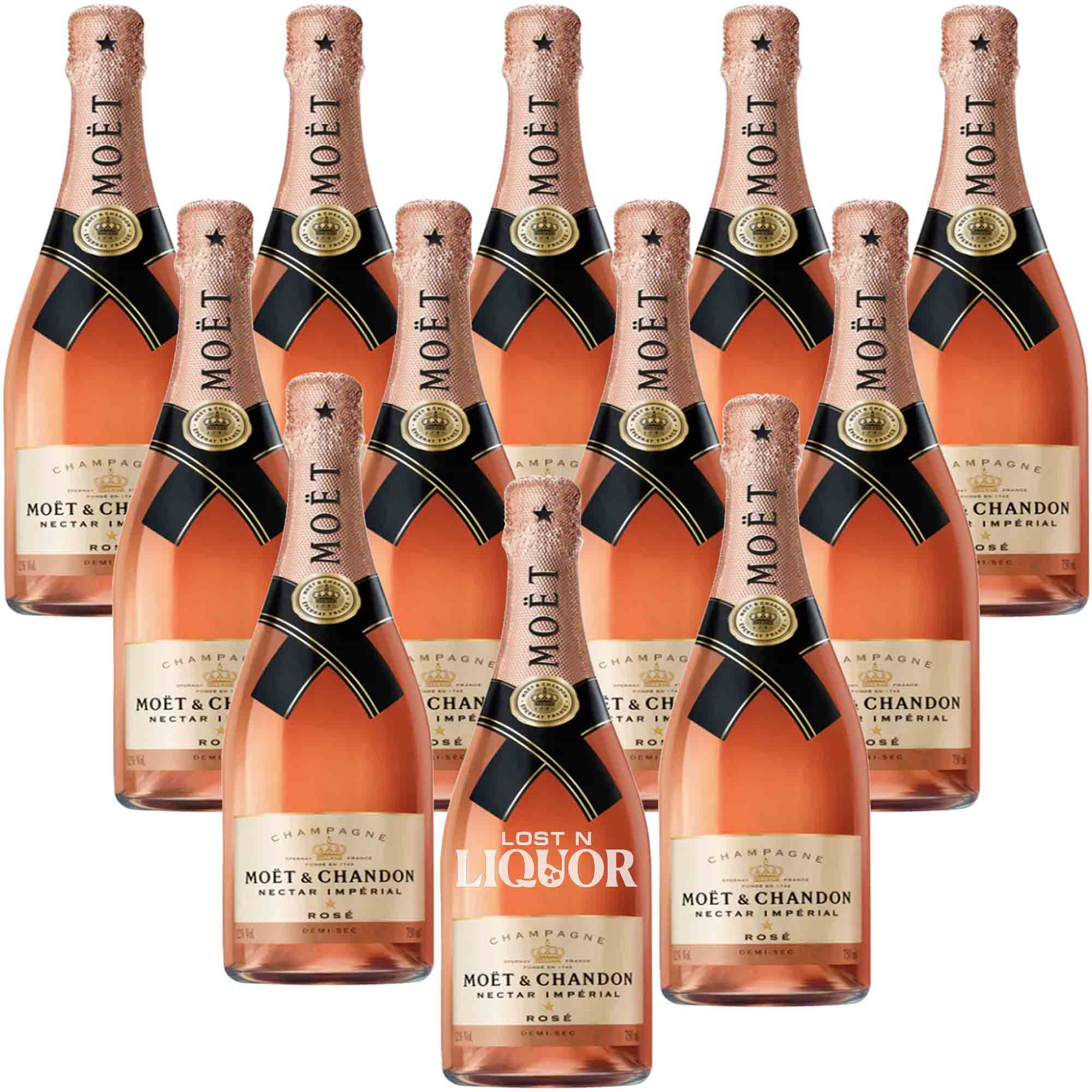 Moet & Chandon Nectar Imperial Rose Champagne – Lost N Liquor