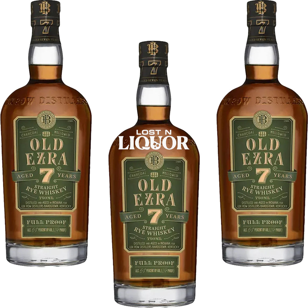 Old Ezra Brooks 7 Year Full Proof Rye Whiskey_LostNLiquor.com