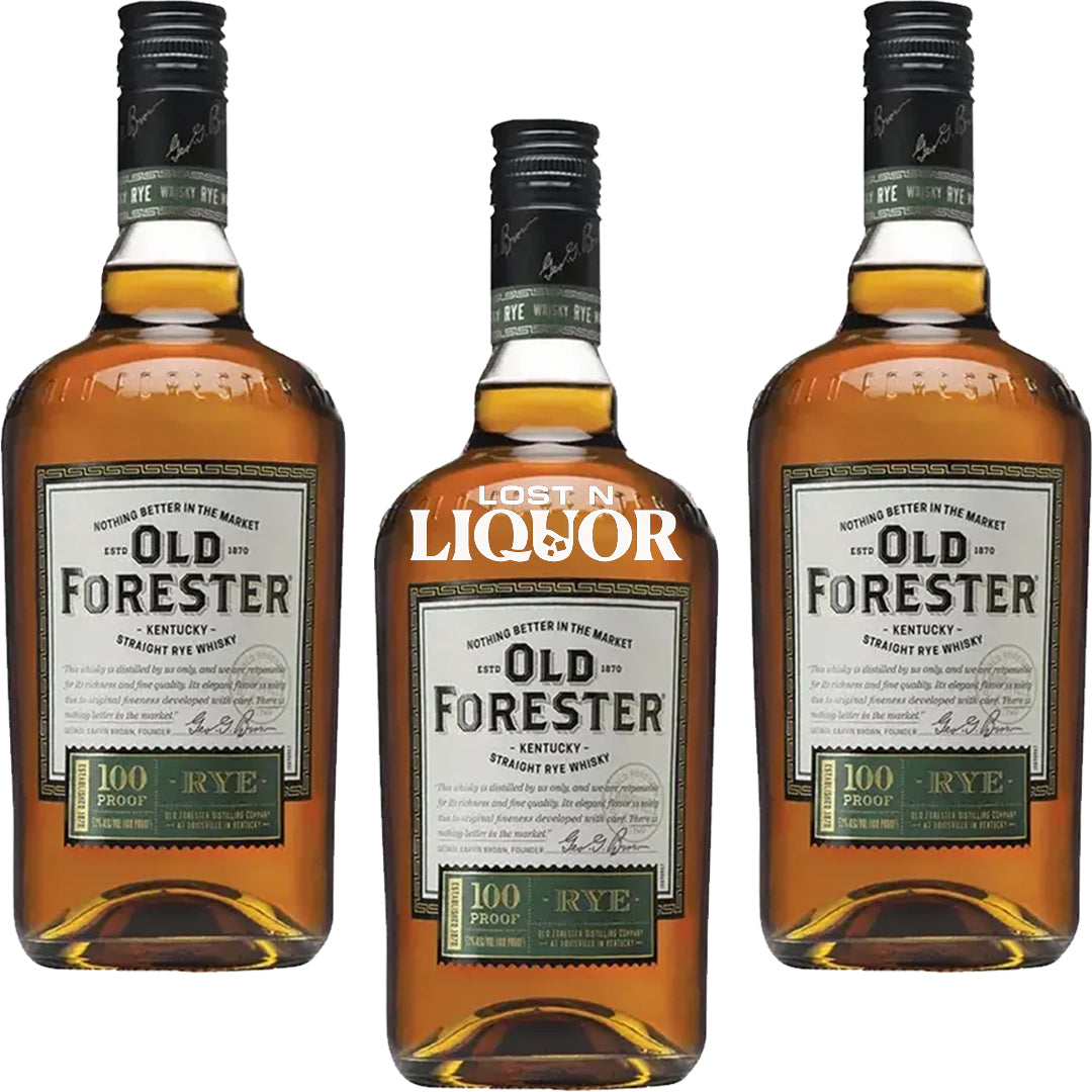 Old Forester 100 Proof Straight Rye Whiskey_LostNLiquor.com