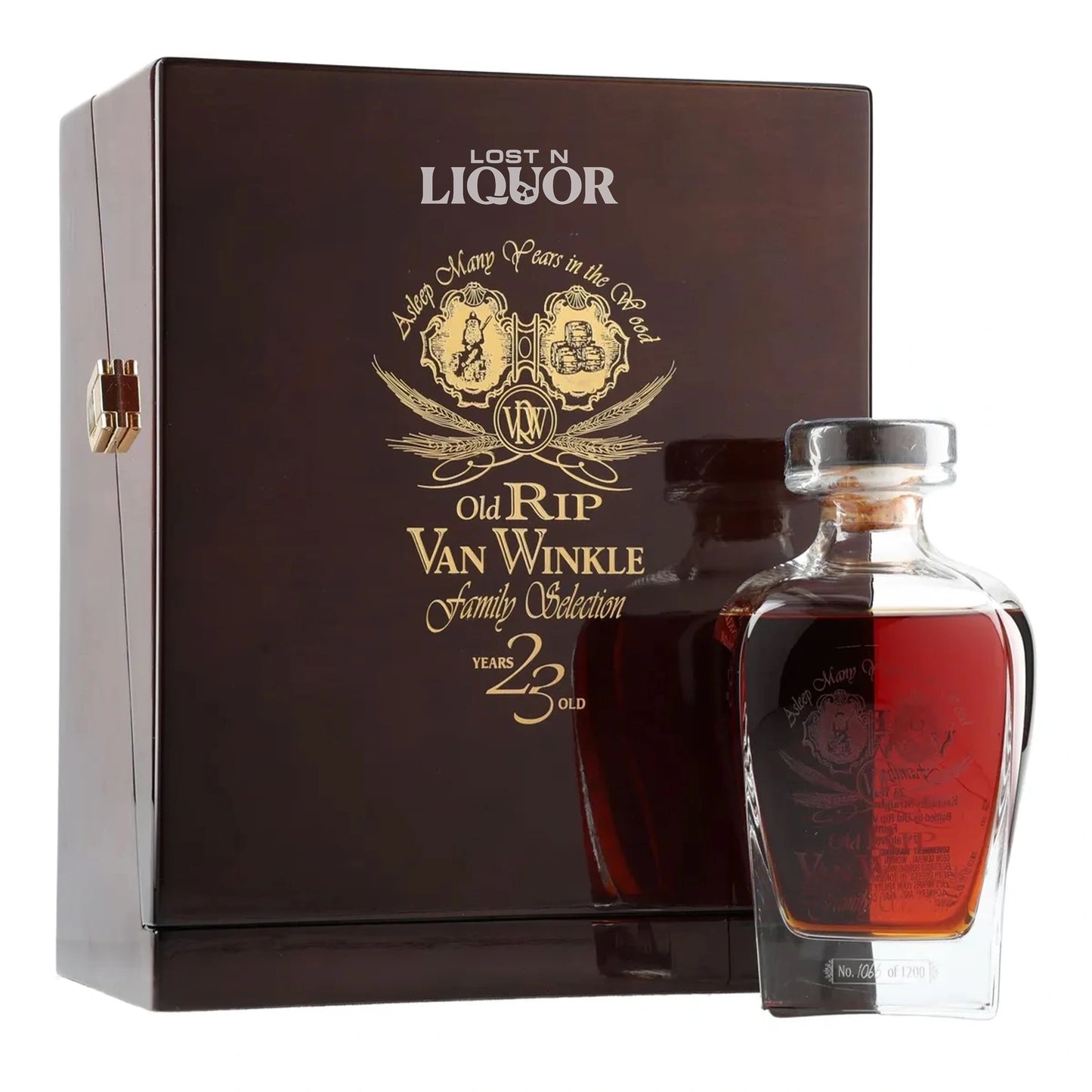 Old Rip Van Winkle 23 Year Bourbon Decanter With Box