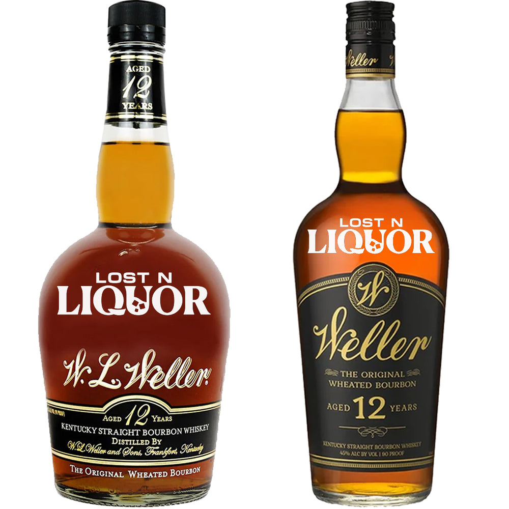 Old and New W.L. Weller 12 Year Bourbon Whiskey Bundle_LostNLiquor.com