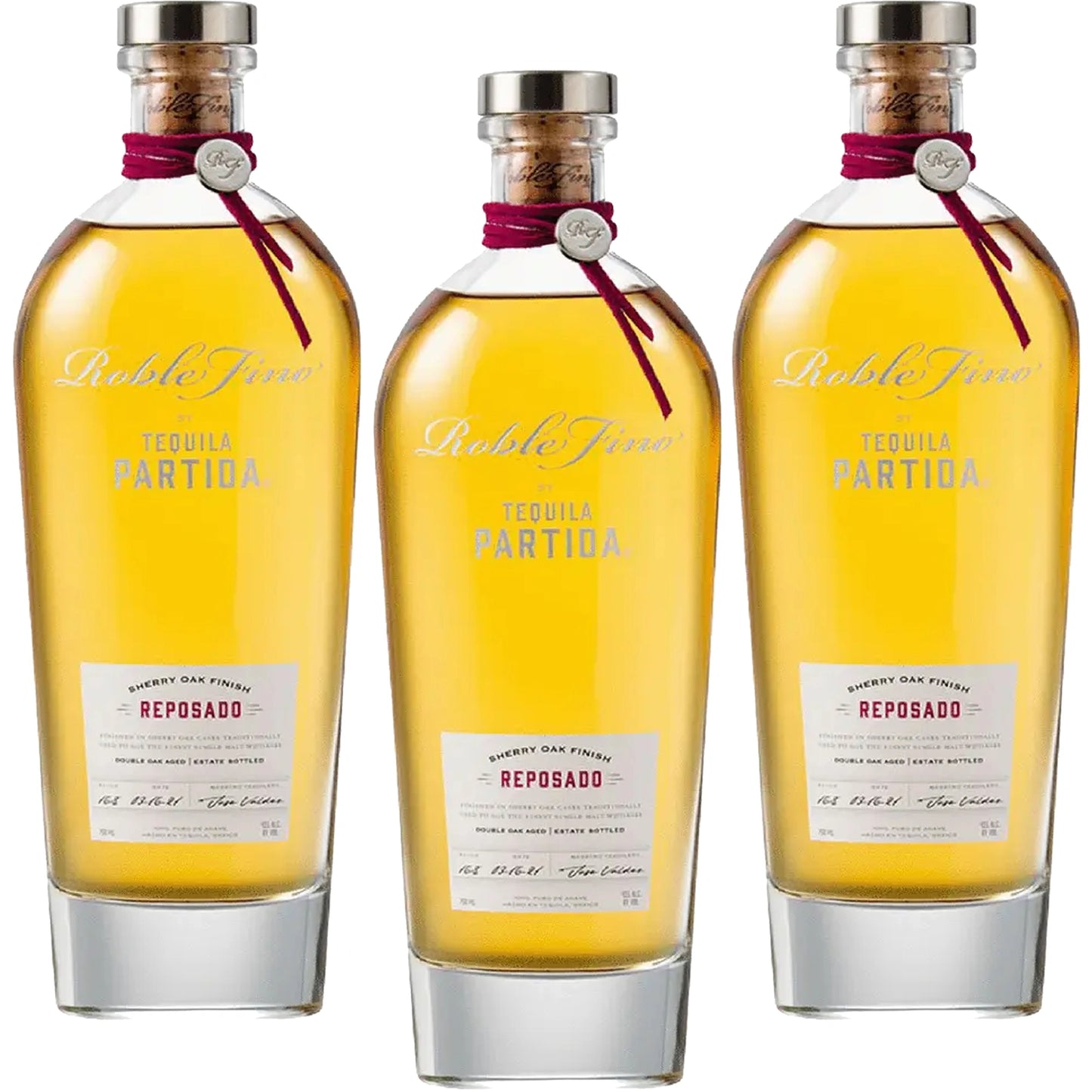 Partida Tequila Reposado Roble Fino 3 Bottle Bundle
