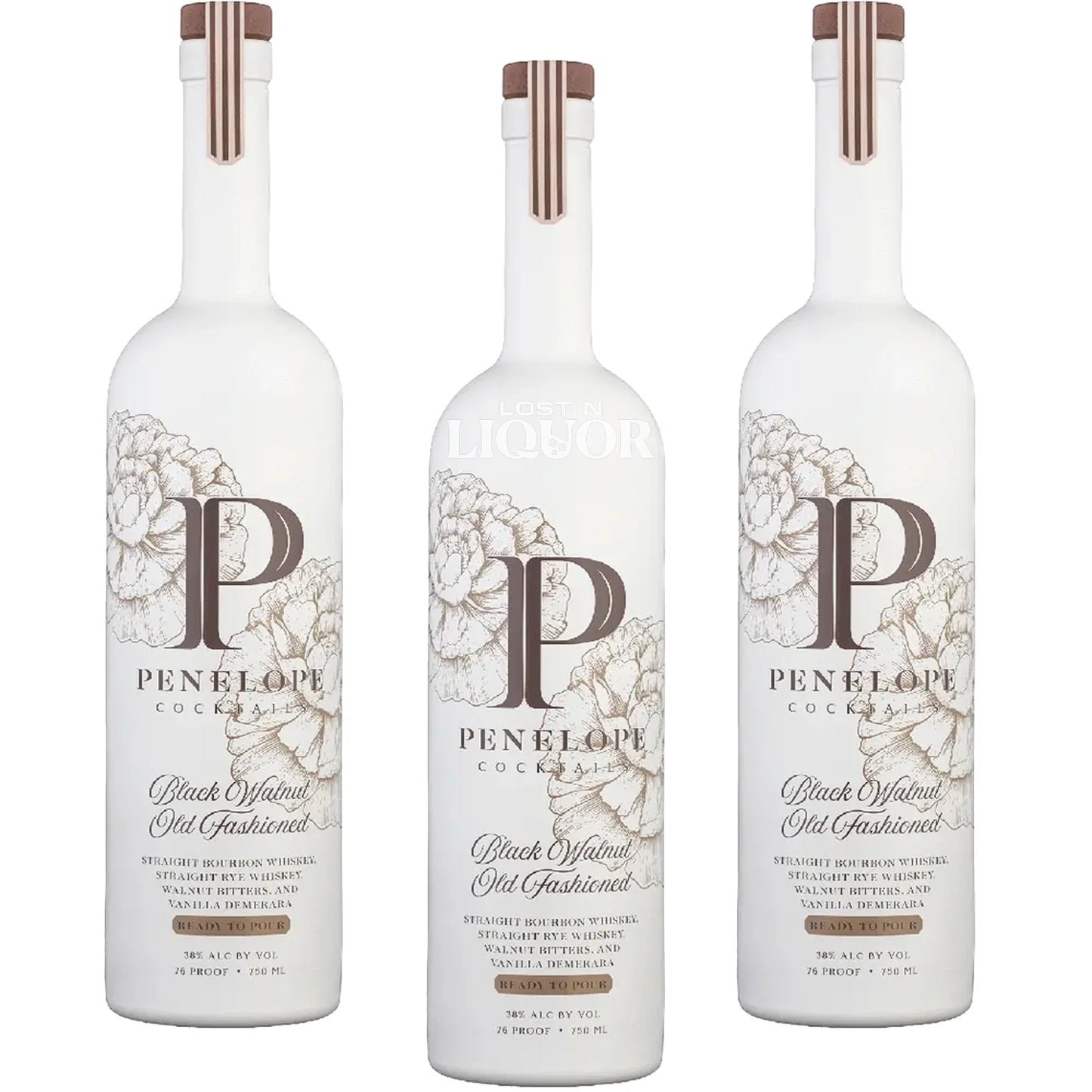 Penelope Ready to Drink Black Walnut Old Fashioned 3 Pack Bundle